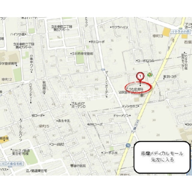 アドシール幸 地図（共通）