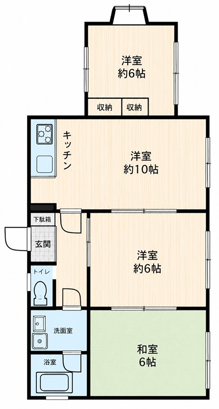 サンハイム竹間 間取り
