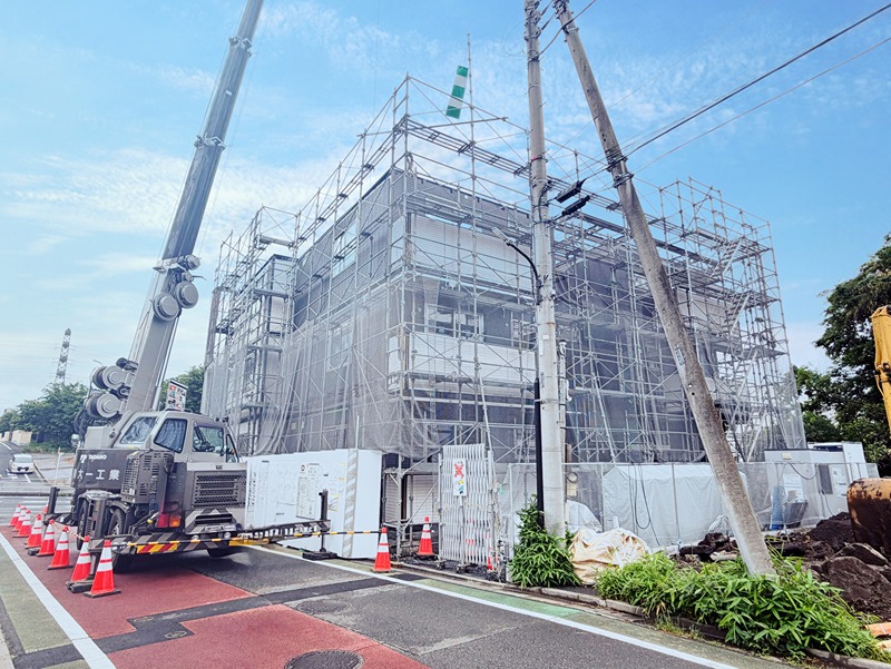 (仮)国立市谷保4丁目PJ　新築共同住宅A棟 外観
