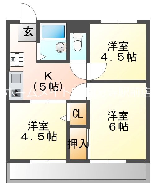 ルシエーナ立川 間取り