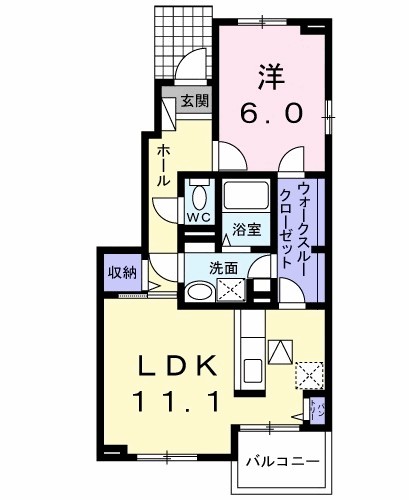 ソレイユⅠ 間取り