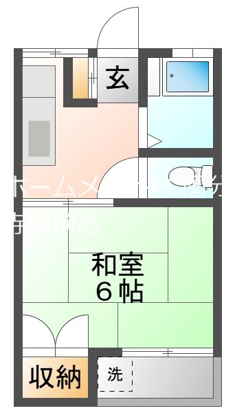 橘コーポ 間取り