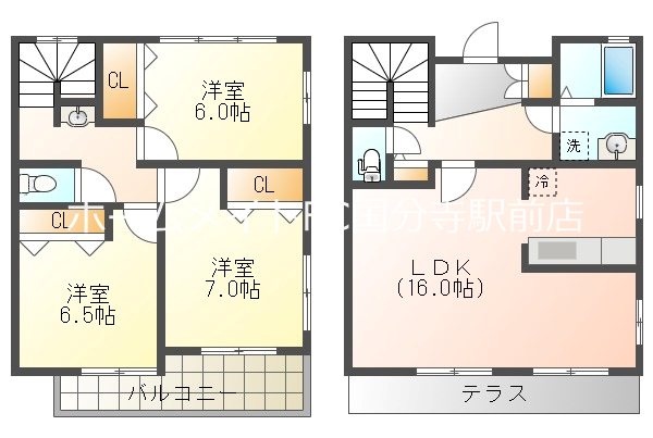 ルミエール泉 B棟 間取り