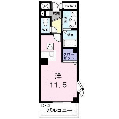 グリーンヒルズ大澤Ｂ 間取り