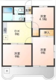 エコーハイツＫ 間取り