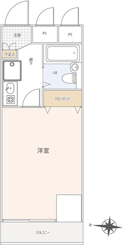 リベｰル国分寺 間取り