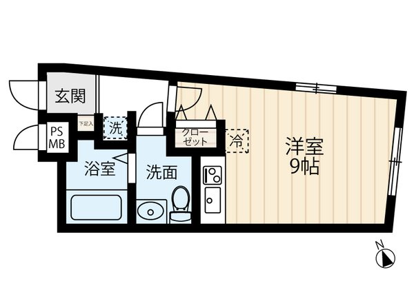 東京都立川市曙町２丁目 間取り