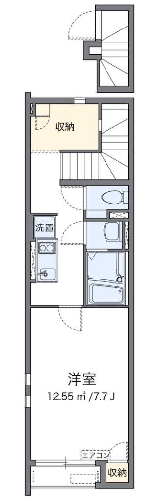 クレイノＴ　ヴィルヌーブⅥ 間取り