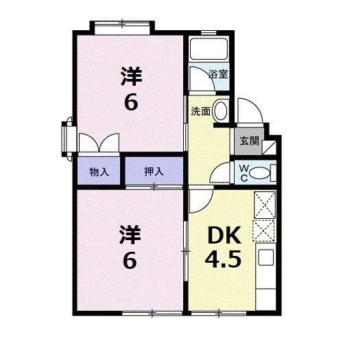パークピュア小宮Ⅰ 間取り