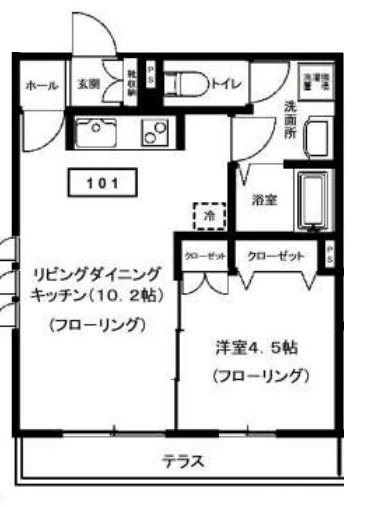 ホワイトヒルズ国立 間取り
