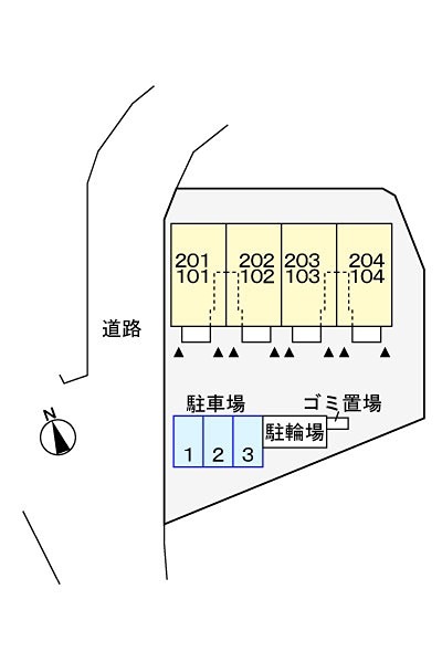 アーロンクレスト 駐車場