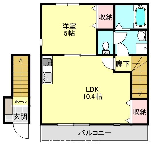 Ruhe　A 間取り