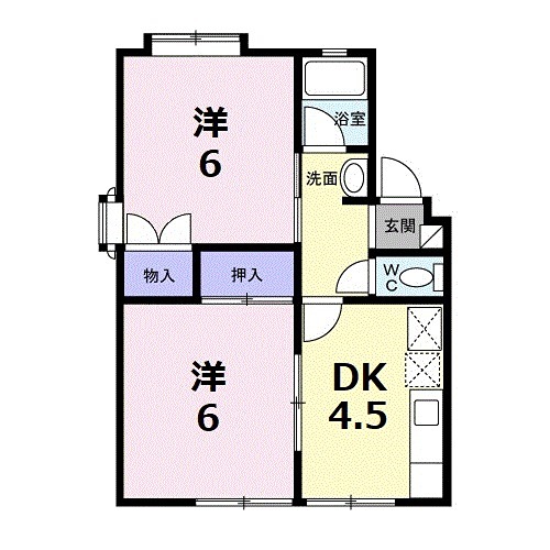 パークピュア小宮1 間取り