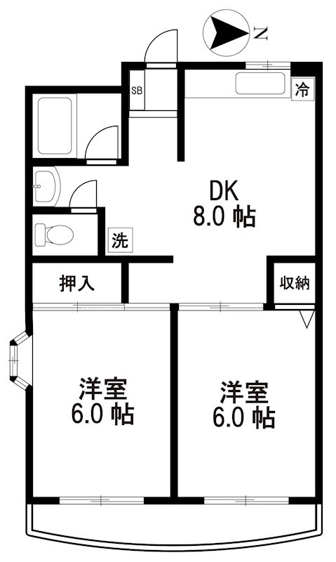 パールレジデンス花小金井 間取り