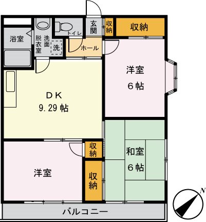 ハイラークKATO 間取り