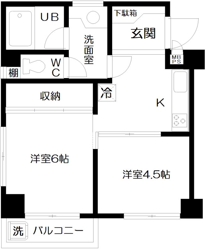 日神パレス青梅 間取り