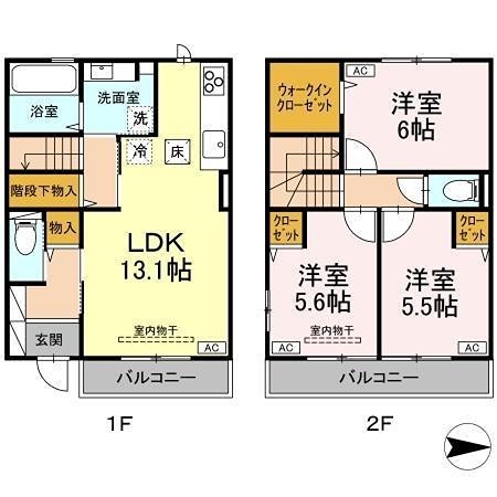 セントラルコートⅡ  間取り