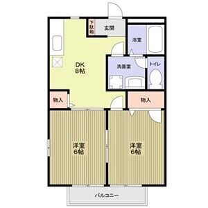 バリュージュ諏訪B棟 間取り