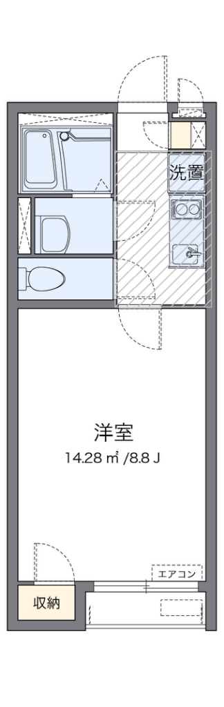 クレイノ蔵 間取り
