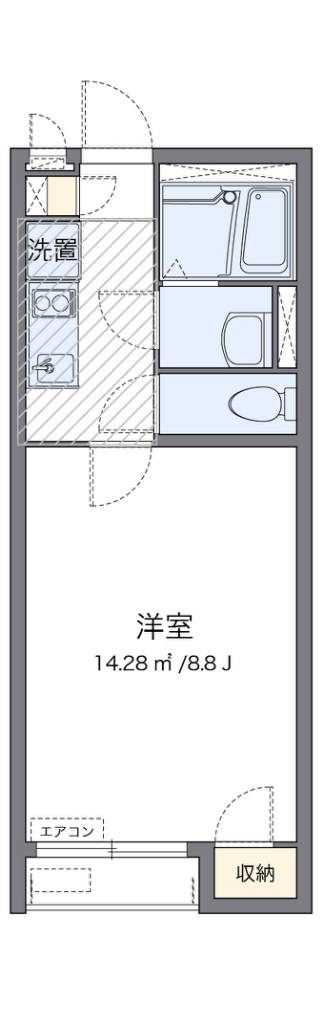 クレイノ蔵 間取り