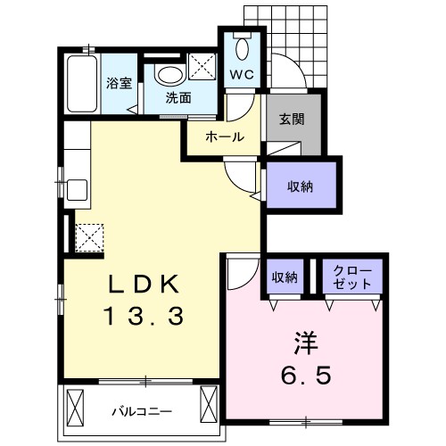 ベルコロレ　Ⅰ 間取り
