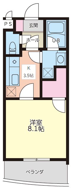 オリエンスⅠ 間取り