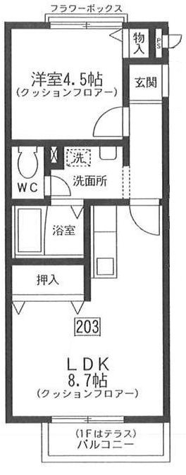 カルム国立 間取り