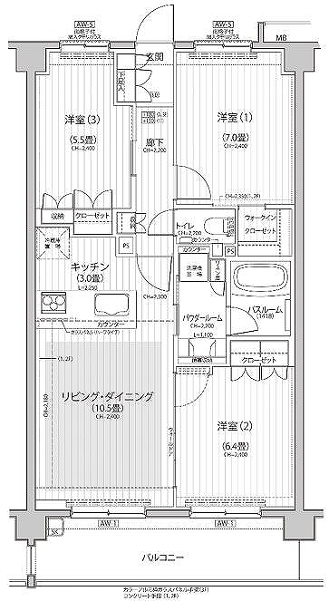Ｎステージ東小金井 間取り