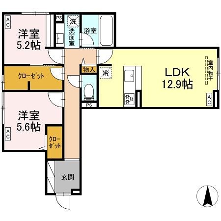 THE STATELY 子安町 間取り