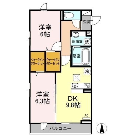 ゼファーコート２ 間取り
