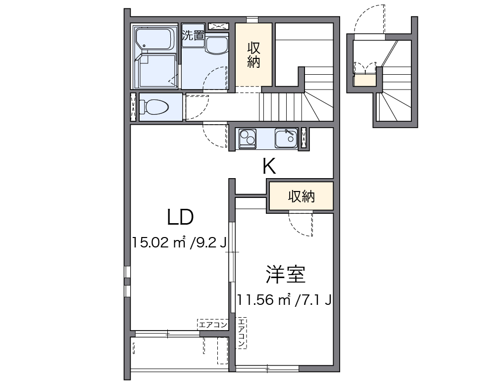 クレイノクオーレ狭山 間取り