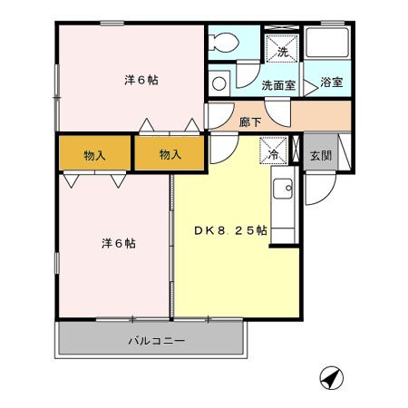 ウィルモア岡本 間取り