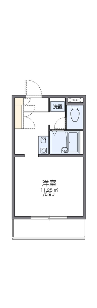 レオパレスシェル都 間取り