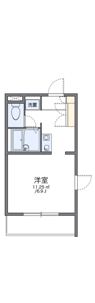 レオパレスシェル都 間取り