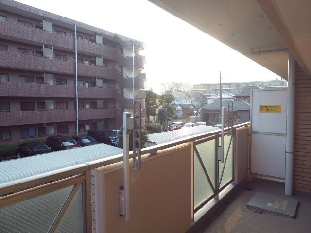 ペルシャモン上水 ベランダ