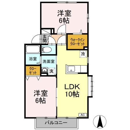 オークスコートＡ 間取り