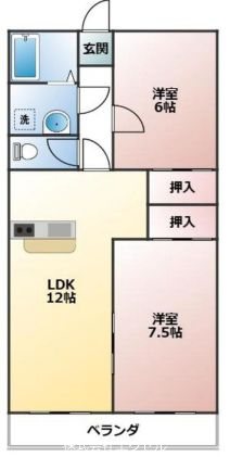 クレセント三ツ木 間取り