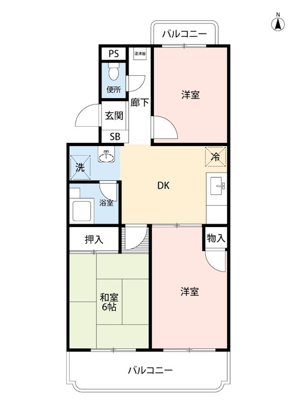 カーサ北野 間取り