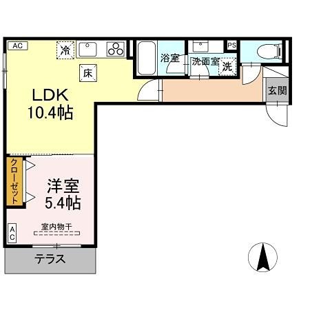 Gloire府中分梅町 間取り