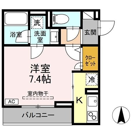 Gloire府中分梅町 間取り