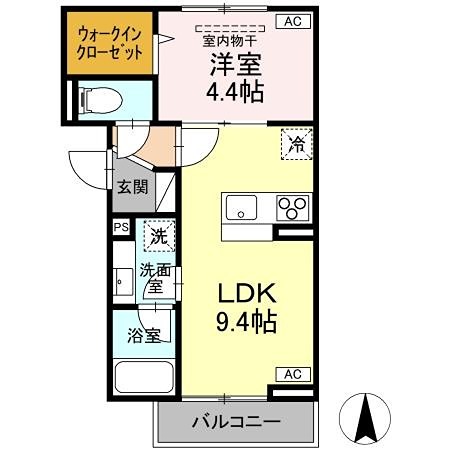 Gloire府中分梅町 間取り