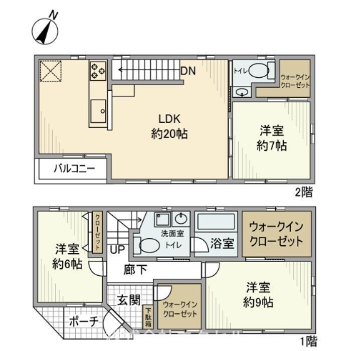堀之内戸建 間取り