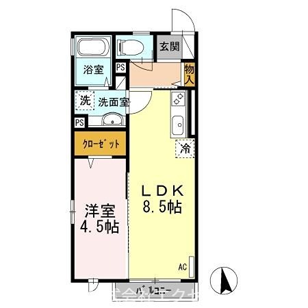 チェリーヴィラＢ 間取り