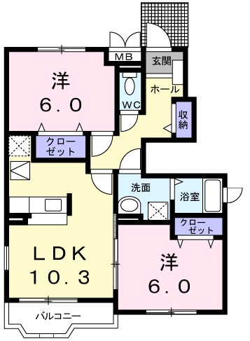 グランボナールⅢ 間取り