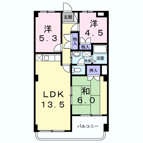 ハイツかすみ野Ⅱ 間取り