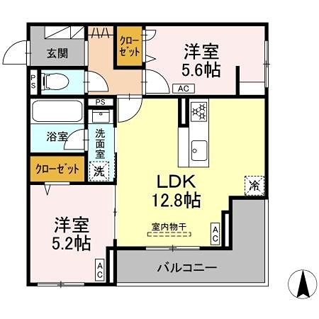 THE STATELY 子安町 間取り