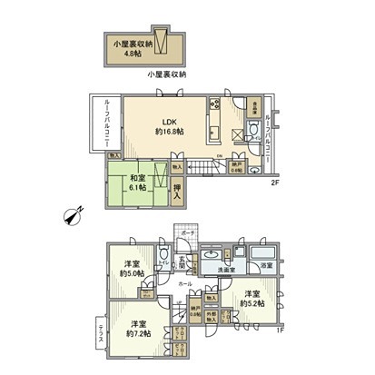 内藤戸建  間取り