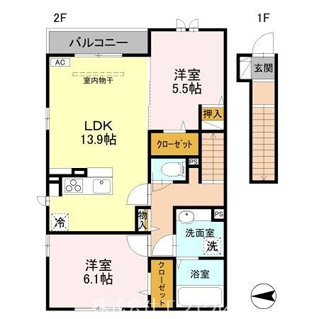コンフォート一番町 間取り