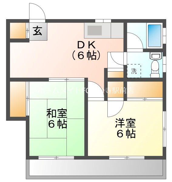ファミールハイム　Ⅰ棟 間取り