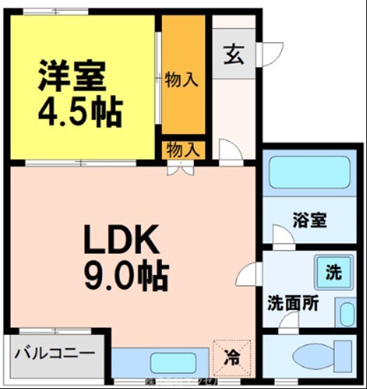 西国立コートビレッヂ 間取り